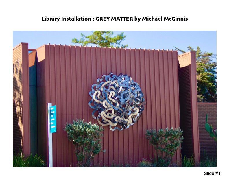 Commissioned Public Art: Grey Matter at Sebastopol Regional Library